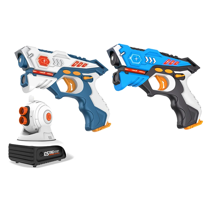 2Pcs/set Kids Laser Tag Toy Guns Electric Infrared Projector Set Toy Gun for Child Laser Tag Battle Game Toys for Kids Gifts