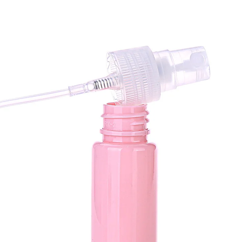 30 Teile/los 30ML Candy Farbe Flasche Leere Kunststoff Pumpe Flasche Gelb PET Flasche Creme Pumpe Rosa Flasche Container