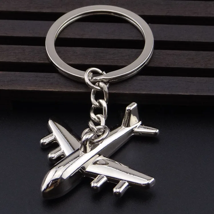 New Travel Plane Keychain Pendant  Airplane Aircraft Key Chain Keyring Airline Colleagues Gift