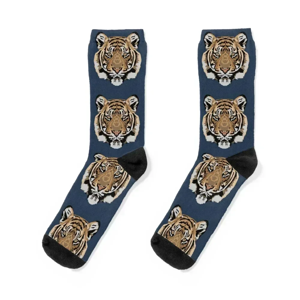 

Tiger Face Socks custom Thermal man winter gym tennis Socks Men's Women's
