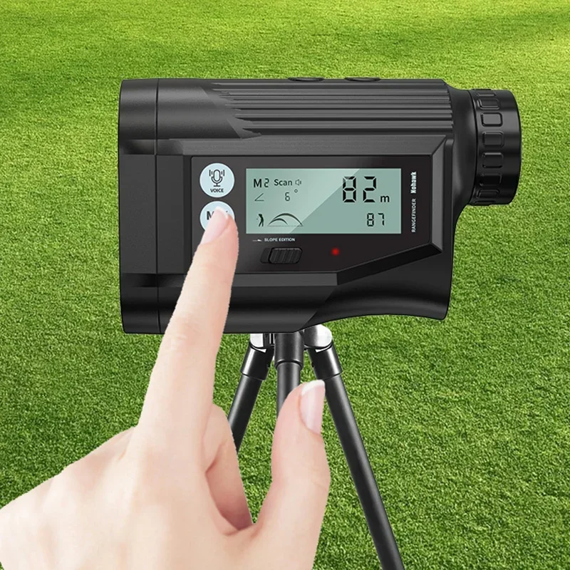 Nohawk 1500m NP03 rangefinder flagpole lock vibration LCD screen with slope light smart range finder