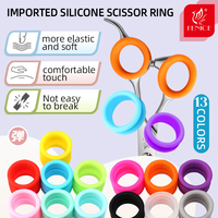 Fenice Pet Scissors Silicone Finger Rings Imported Soft Finger Non slip Ring Beautician Finger Set Ultra Soft and Comfortable