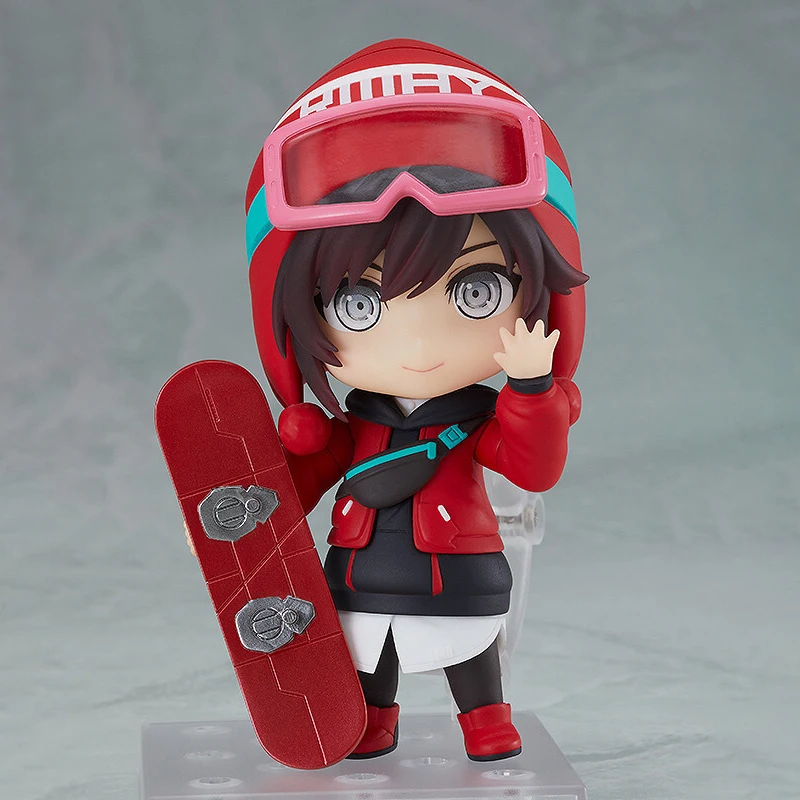 [In Stock] Original Good Smile Company Nendoron 1968 Rwby Hyousetsu Teikoku Ruby Rose 10Cm Action Figure Collectible Model