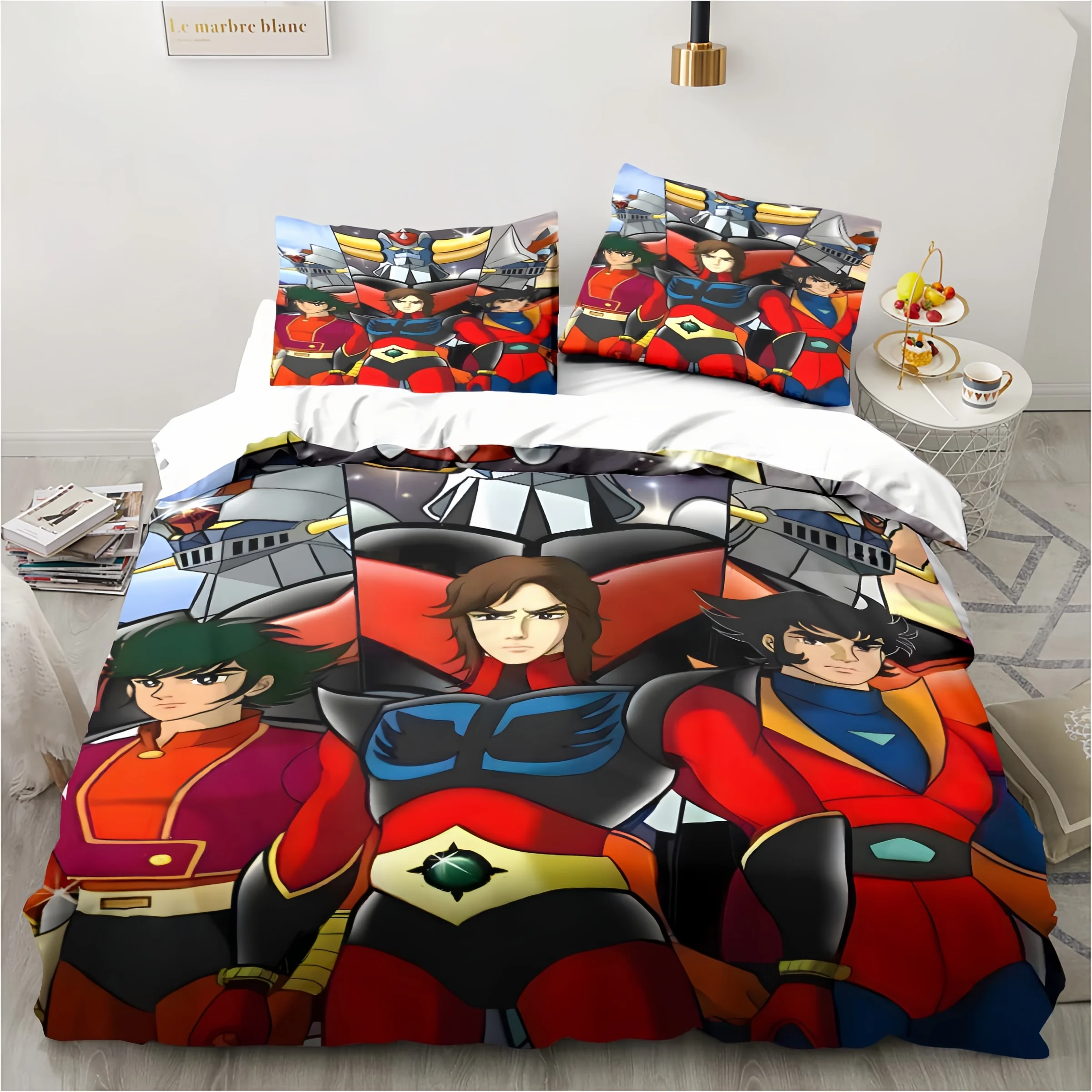 

UFO ROBO GRENDIZER GOLDORAK Bedding Sets exquisite bed supplies set duvet cover comforter set bedding set luxury birthday gift