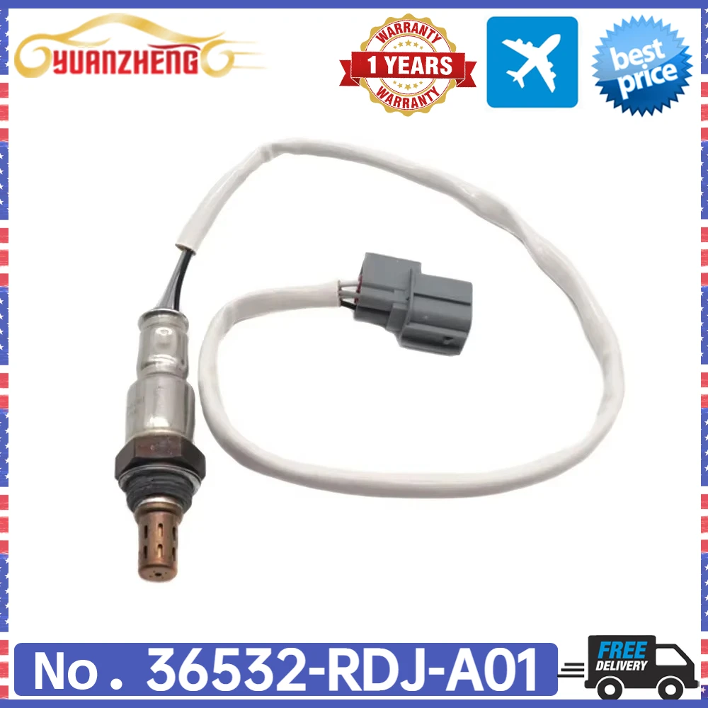 For ACURA MDX RL TL HONDA ACCORD CIVIC ODYSSEY PILOT RIDGELINE 03-10 NEW 36532-RDJ-A01 Air Fuel Ratio Lambda O2 Oxygen Sensor