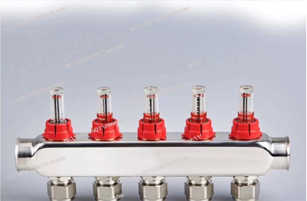 

Взрывозащищенный коллектор с подогревом пола и высоким расходом, основная труба 1 дюйм, нержавеющая сталь 304 с расходомером