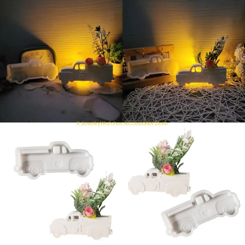 

31KD Crafting Molds Truck Decorations Moulds Silicone Texture Suitable for Plaster