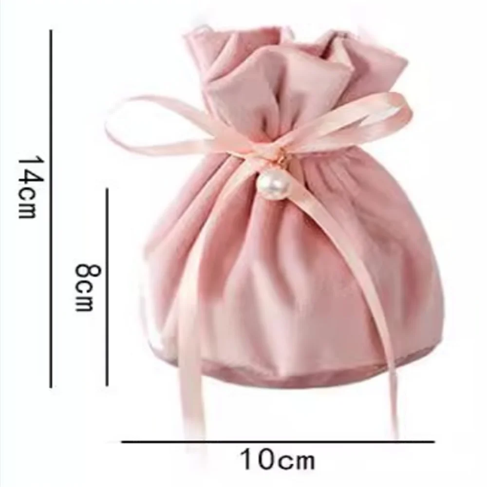 Retro Velvet Sachet Fashion Jewelry Packing Drawstring Gift Bag Wedding Favor Candy Chocolate Bag Party Jewelry Packaing Case