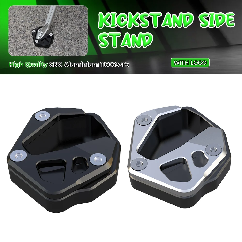 

For Moto Guzzi V100 Mandello S 2023-2022 Motorcycle Kickstand Side Stand Pad Enlarge Extension Foot Support Plate Kit V100 S