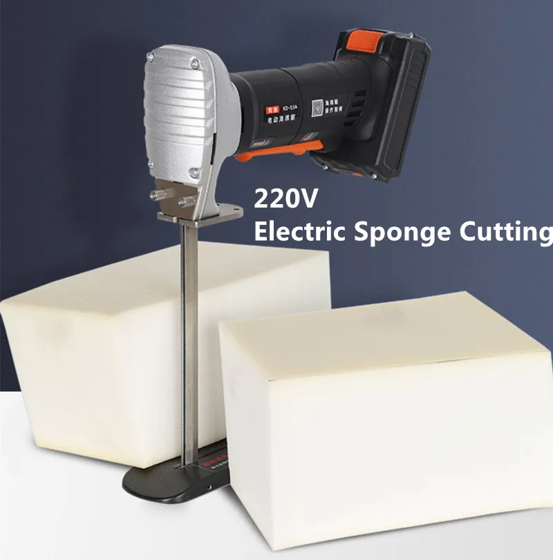 

220V Electric Sponge Cutting Machine EVA Foam Rubber Sponge High-density Sponge Reciprocating Saw With Saw Blade