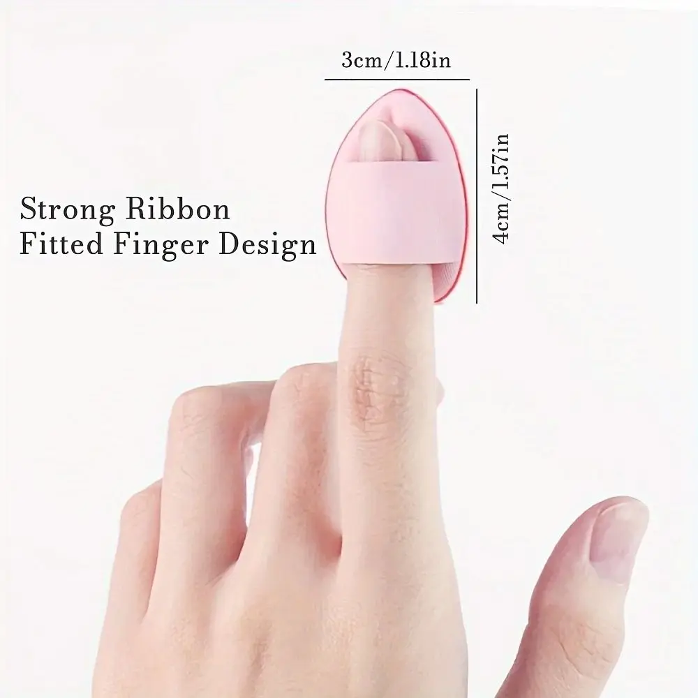 30 stuks willekeurige wasbare make-up bladerdeeg droog en nat hypoallergeen poederdons latexvrij poedervrij vingerbladerdeeg reisvriendelijk