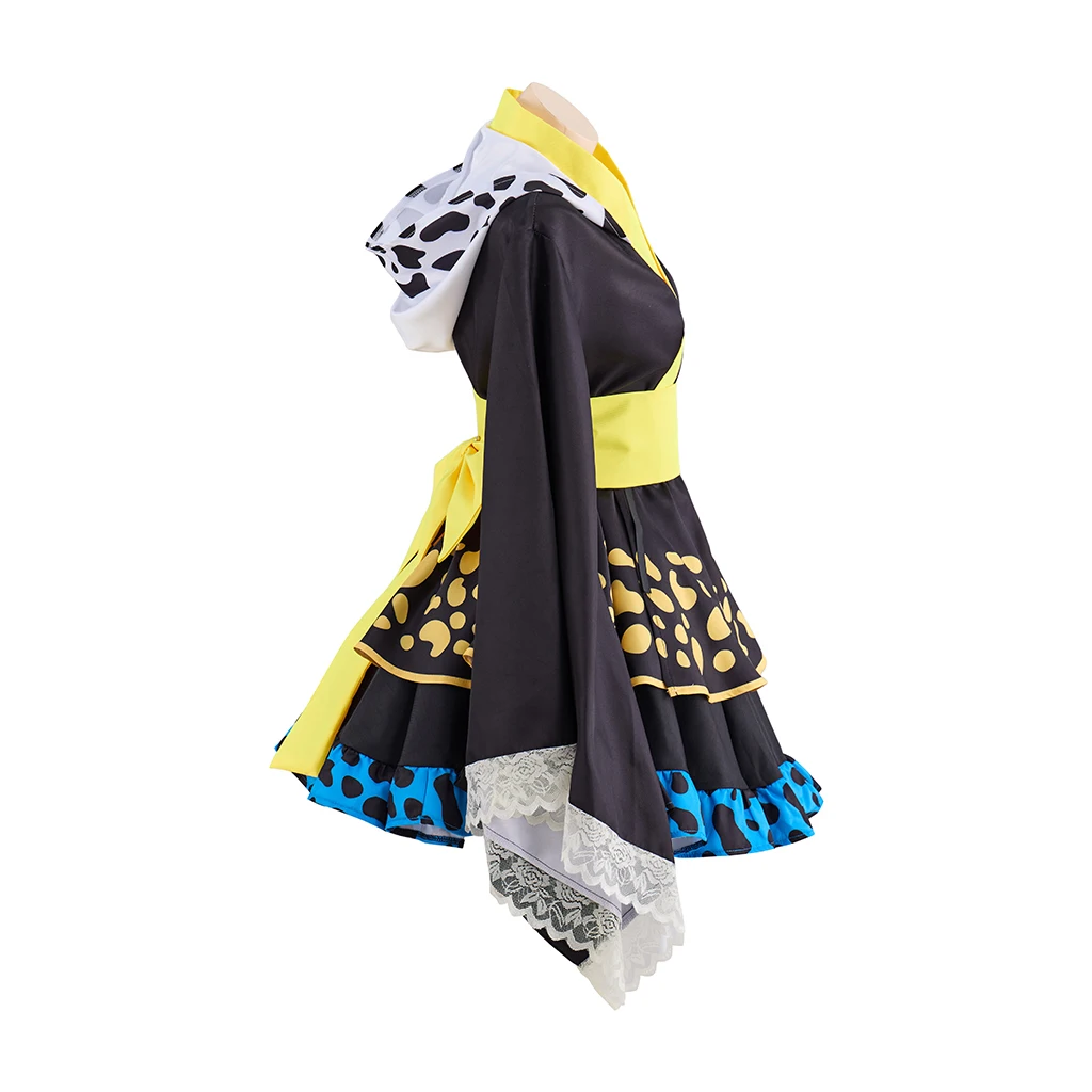 ترافالغار تأثيري القانون زي المرأة فانتازيا ثوب الكيمونو الياباني لوليتا فستان البدلة هالوين كرنفال كوميك كون تمويه الكابتن