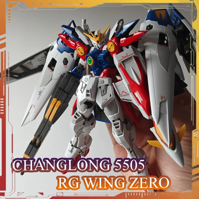 Changlong 5505 RG Wing Zero Fighter Action Figure XXXG-00W0 Anime Figures 1/144 Scale Assembly Model Kit Plastic Toys Free GIft