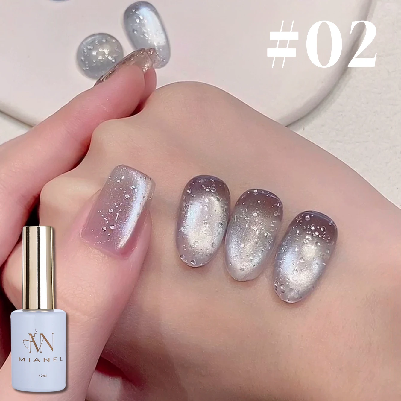 12ML 1-8PCS 핫 세일 여름 네일 블루 레드 네일 프로모리얼 Qi 스파클링 워터 고양이 눈 자기 젤 매니큐어 네일 아트