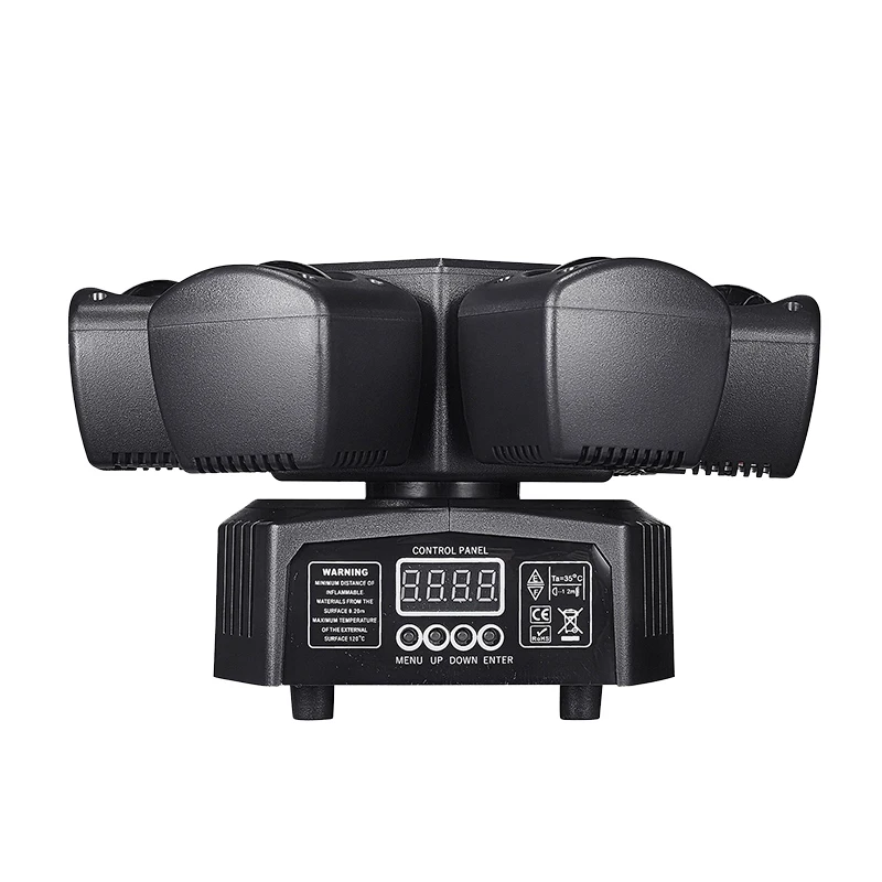 ستة الأسلحة RGBW LED شعاع تتحرك رئيس ضوء DMX نمط ستروب الليزر المرحلة الإضاءة التحكم عن بعد ديسكو هالوين عيد الميلاد أضواء DJ #3