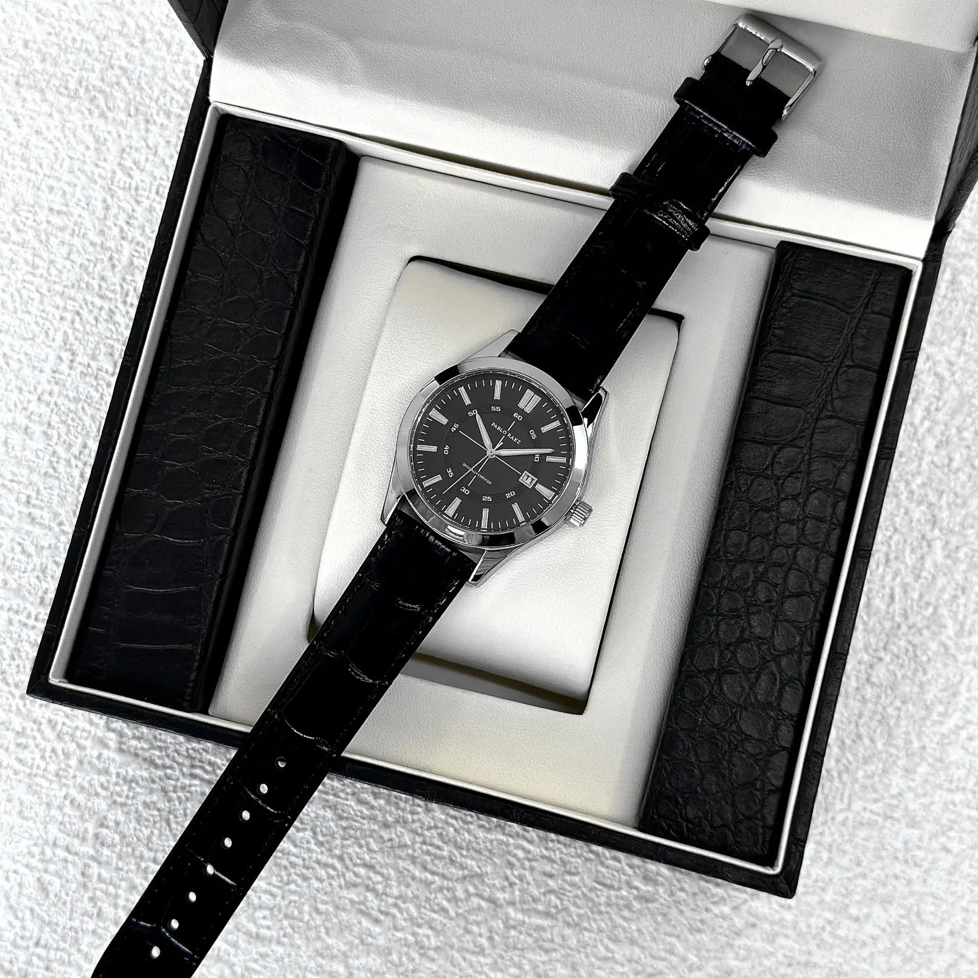 UTHAI CQ331 Модные мужские часы для отдыха и воды с бриллиантами, деловые водонепроницаемые кварцевые часы, легкие роскошные часы, подарочные часы для мужчин