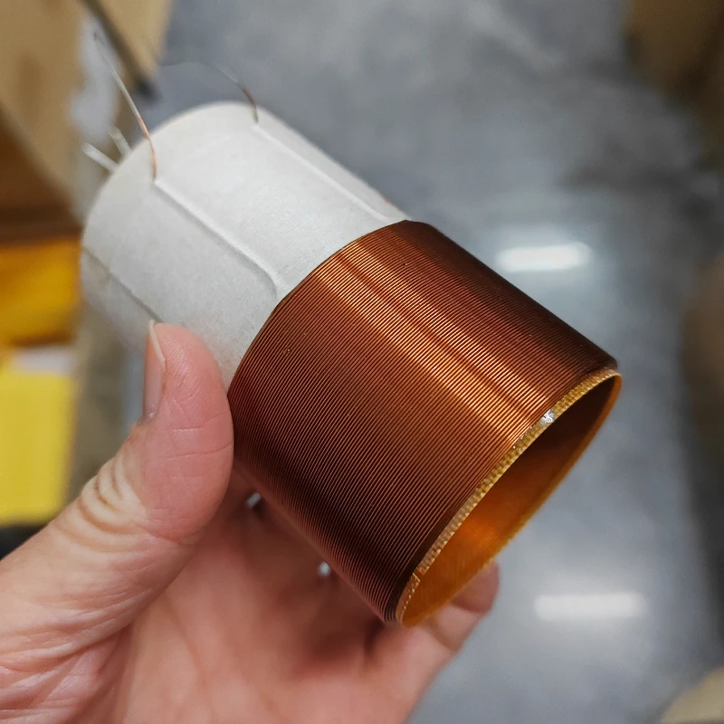49.5 Fiberglass Voice Coil 4 Layer Double Wire 4 + 4 Euro 53 Outer Diameter Woofer Maintenance Voice Coil