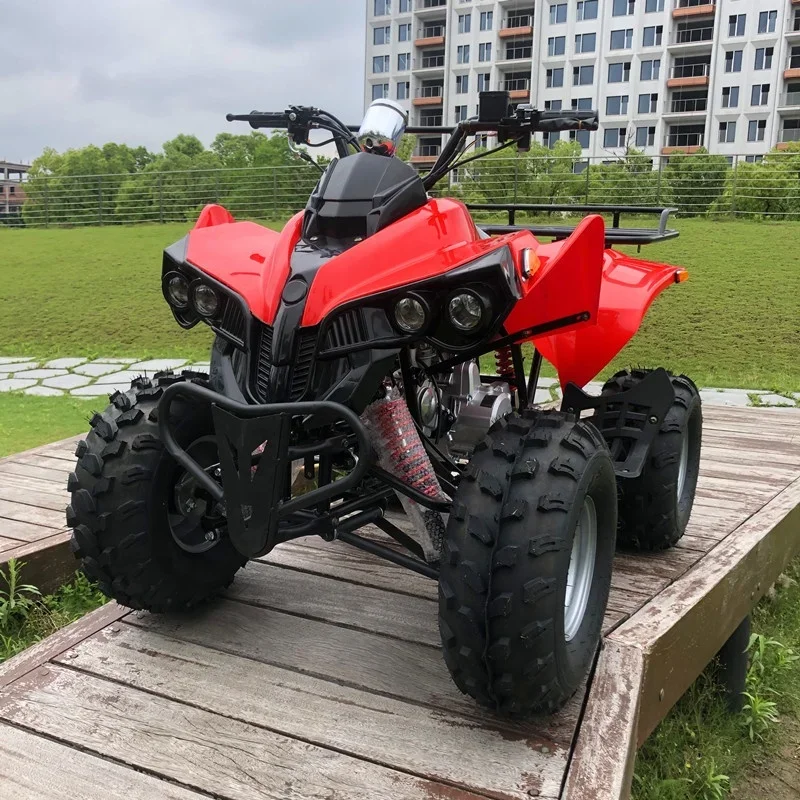 2WD Automatic Chain Drive 4 Stroke 125cc Mini Adout Off Road 8inch 4 Wheel 125 cc Qaud ATVS For Kids Gasoline