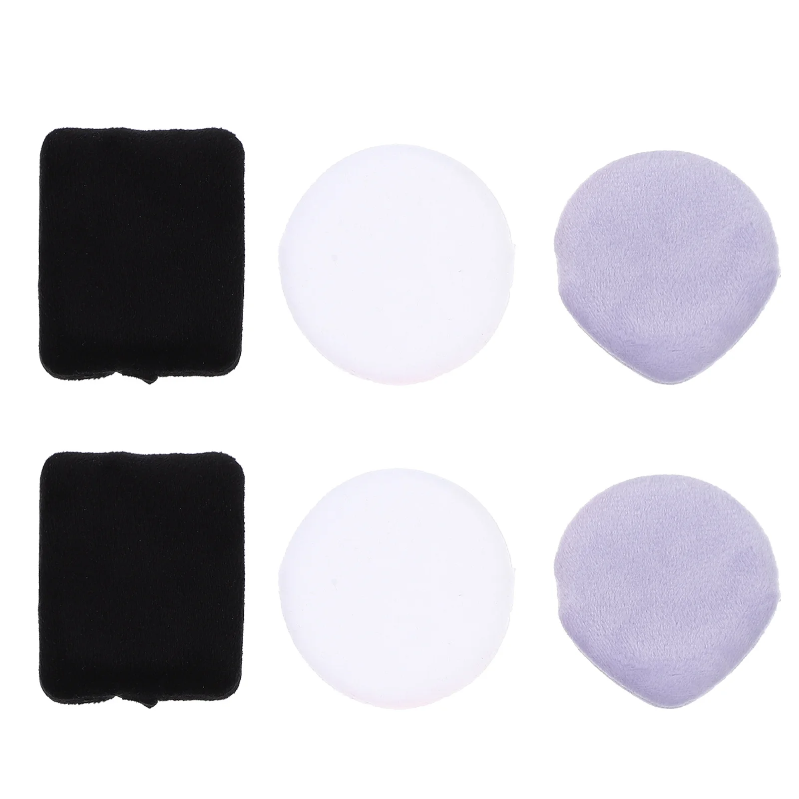 6Pcs Facial Puff Lightweight Comfortable Makeup Tool for Nose Wing Under Eye Concealer Powder Puff