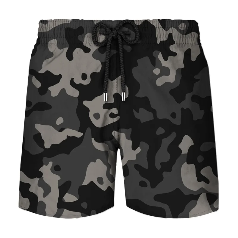 Fashion Men\'s Camouflage 3D Printing Short Pants Casual Swim Trunks Summer Short Beachwear Male Beach Shorts Surfboard Quick Dry