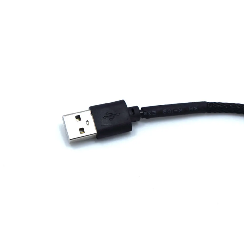 USB A Male to Fan Power Adapter Cable 5V DC for PC Case CPU Cooler Fans Durable PVC Jacket