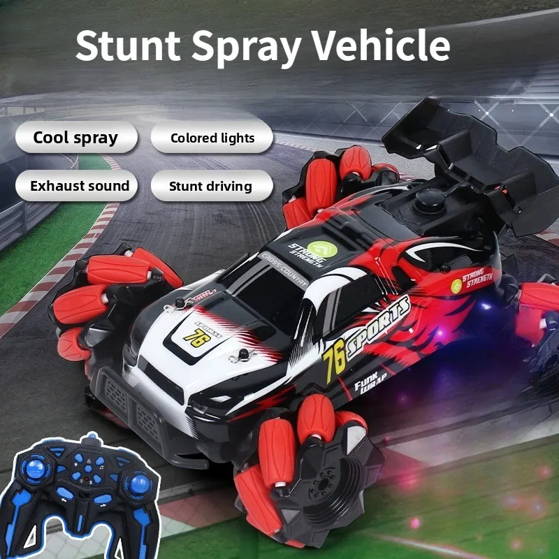 

Автомобиль с дистанционным управлением, спрей для гонок, дрифт, трюк, автомобиль с дистанционным управлением, автомобиль для трюков, игрушка для детей 360° ° Обертация трюка