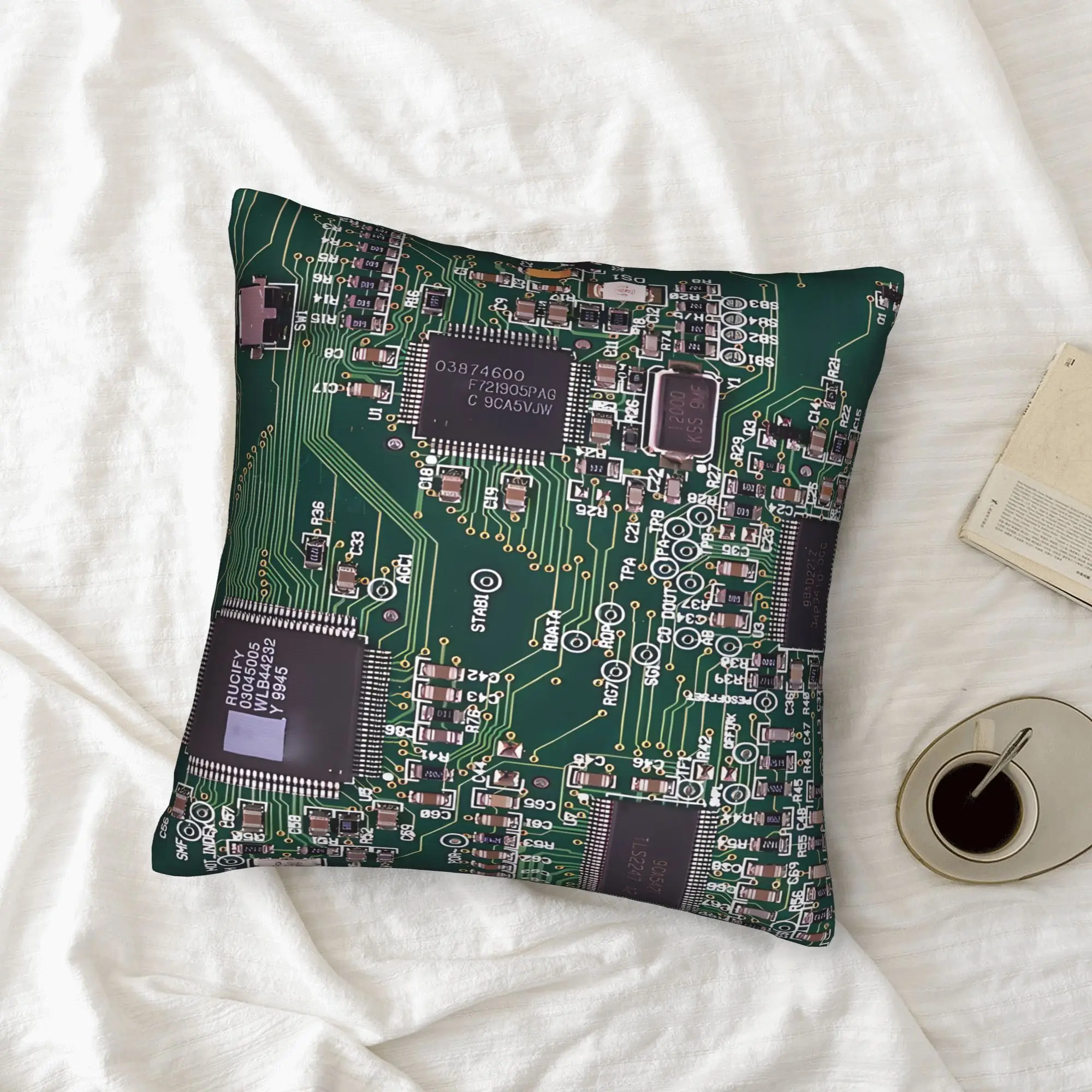 

1pc of Circuit Board for The Bedroom, Soft And Machine Washable, Cores Are Not Included.