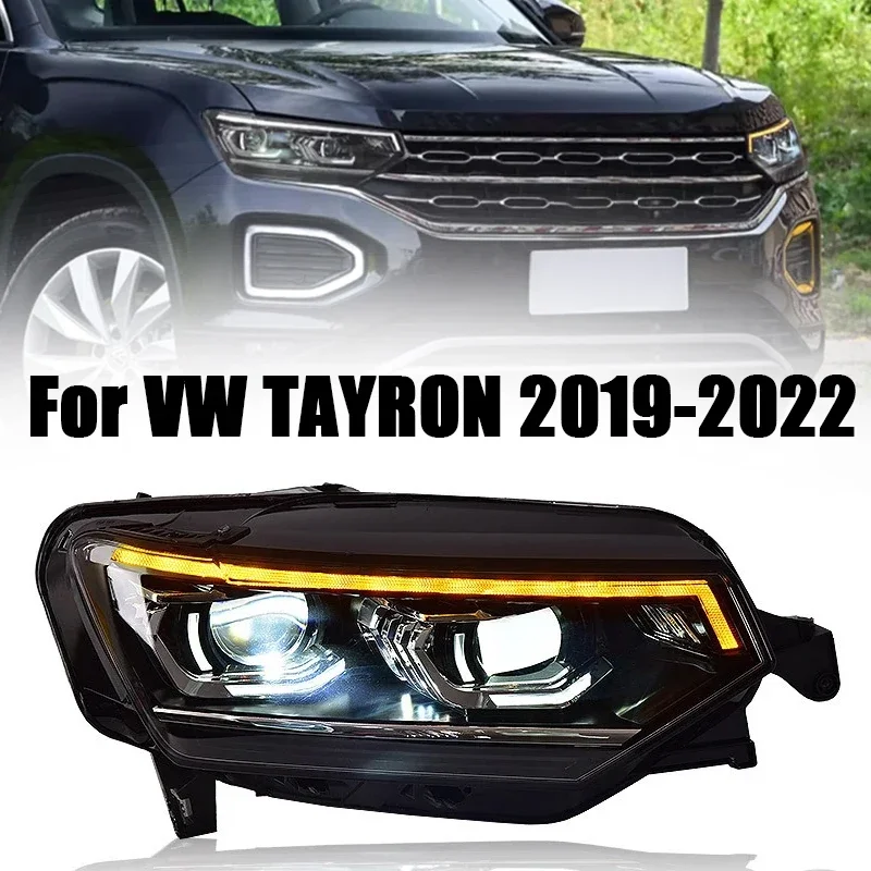 

Автомобильные аксессуары для VW TAYRON 2018 20119 2020 2021 2022 2023 Фара светодиодная DRL с указателем поворота в сборе, автостайлинг
