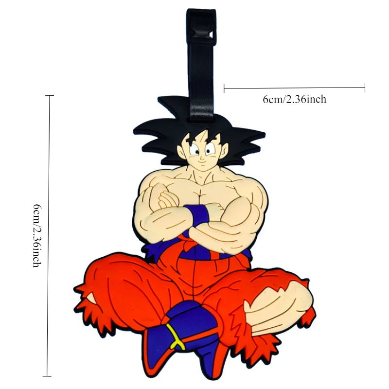 2 stuks Japanse anime Dragon Ball Son Goku Kawaii bagagelabel cadeau