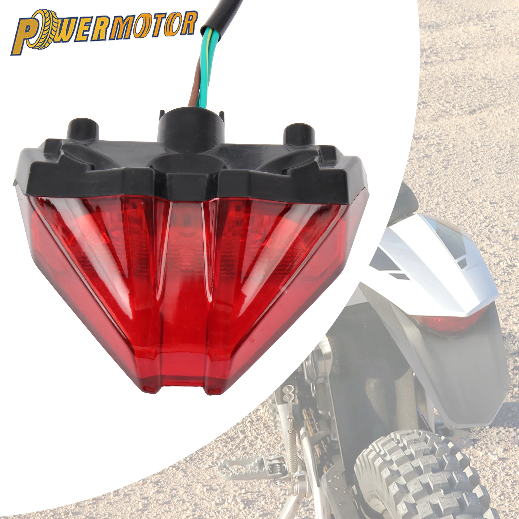

Motorcycle Brake Tail Light For KTM EXC EXCF XCW XCFW 250 350 450 2020 2024 Motocross Brake Signal Lamp Taillight Accessories