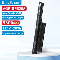 KingSener Laptop Battery For Sony Vaio bps26 VGP-BPL26 VGP-BPS26 VGP-BPS26A SVE14A SVE15 SVE17 VPC-CA VPC-CB VPC-EG VPC-EH