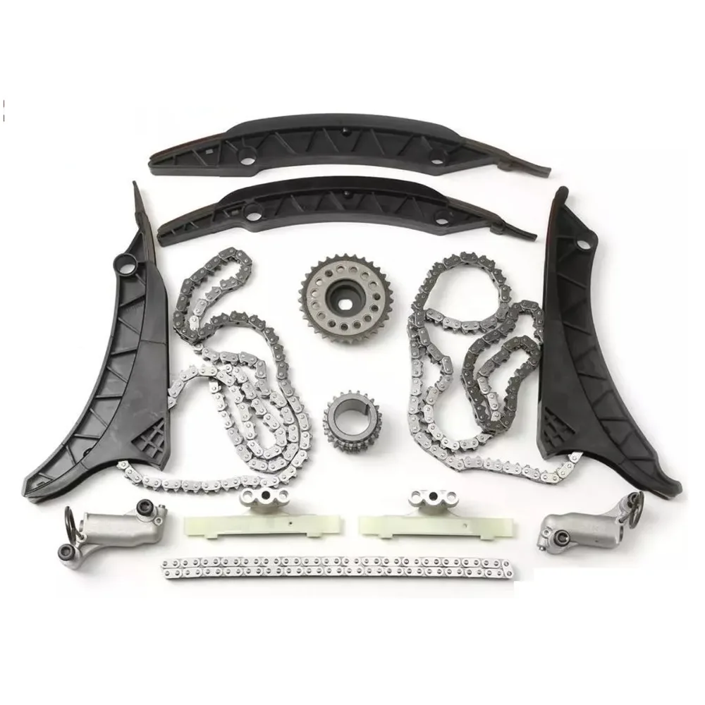 Engine Parts Timing Chain Kit Fit 4.4 L Gas For BMW 550i 650i 750i M5 M6 X5 X6 X7 Alpina B7 4.4L N63B44B N63B44C N63B44D S63B44B