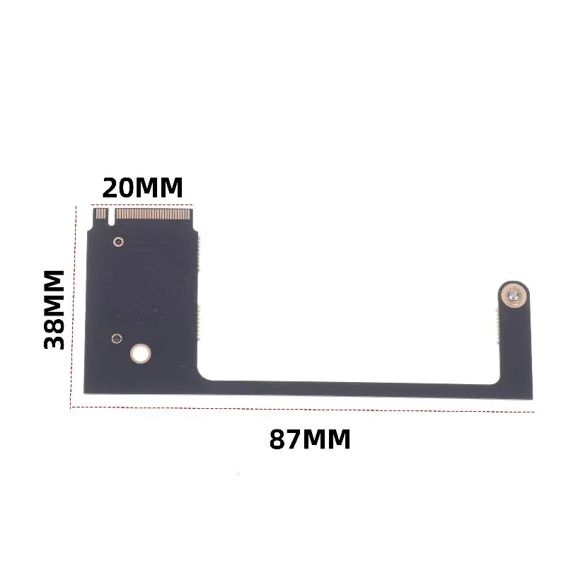 1 pçs conversão 2230 a 2280 4t m2 nvme ssd placa de expansão m.2 adaptador riser cartão para msi garra 8 ai garra7 garra8 ssd adaptador