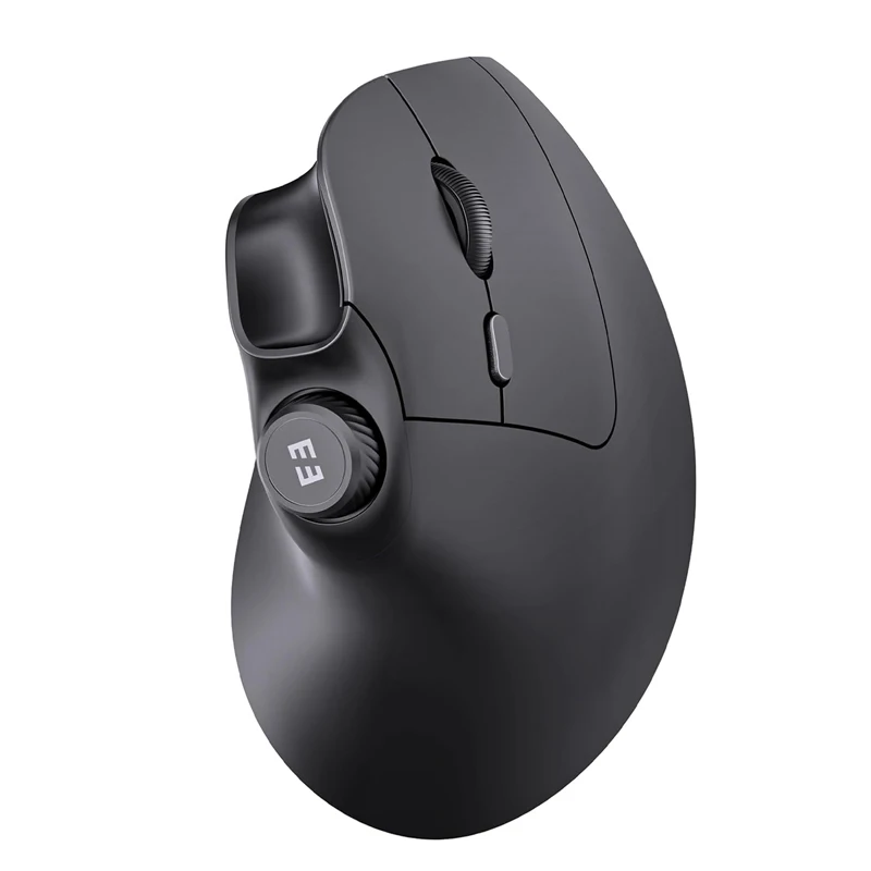 seenda Ergonomic Mouse Rechargeable USB+Dual BT MOU-302 Vertical Wireless Mouse with Volume Knob Quiet Clicks Multi-Device