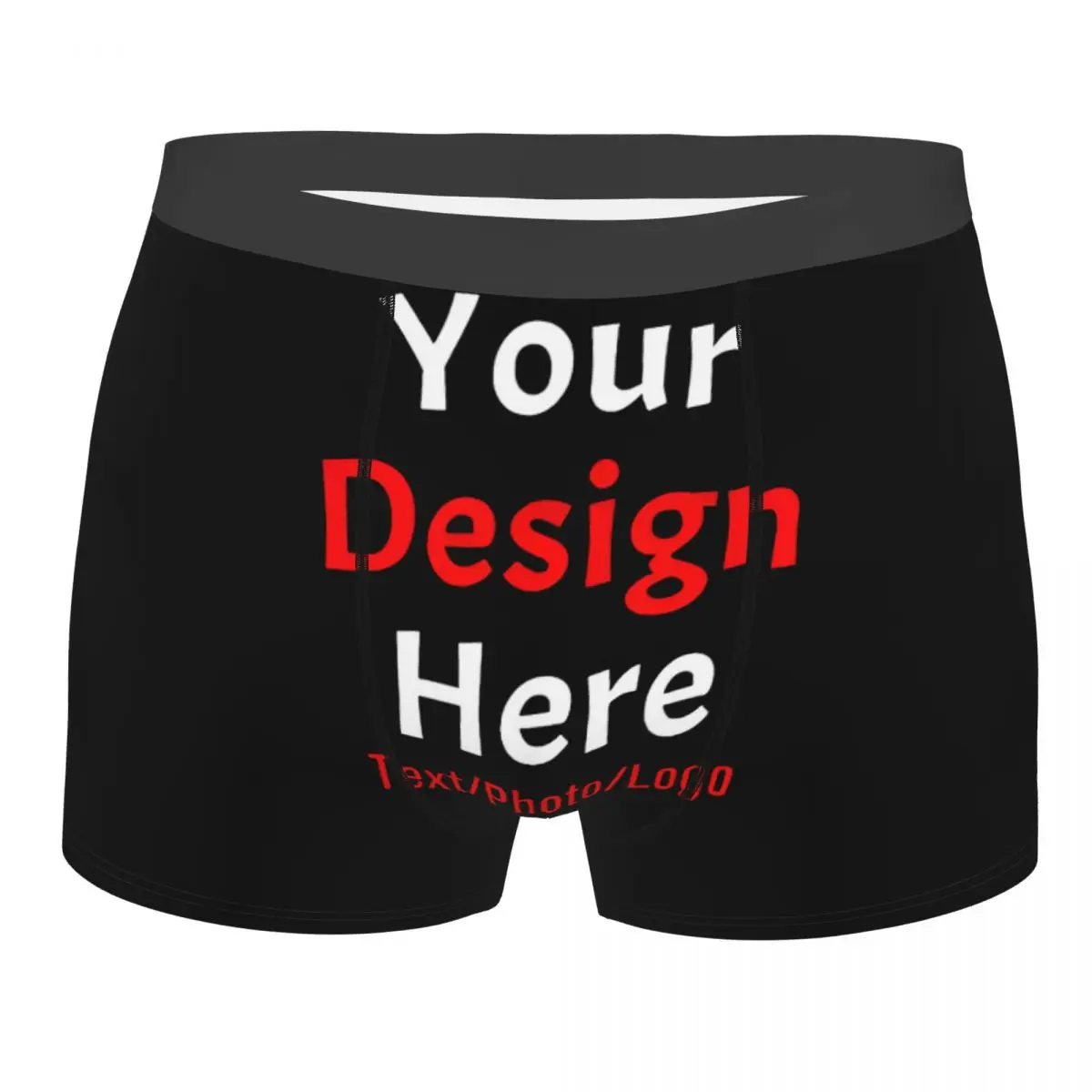 Personalized Custom Your Design Here Underwear Men Sexy Printed Custom Your Customized Image Name Text Boxer Shorts Panties