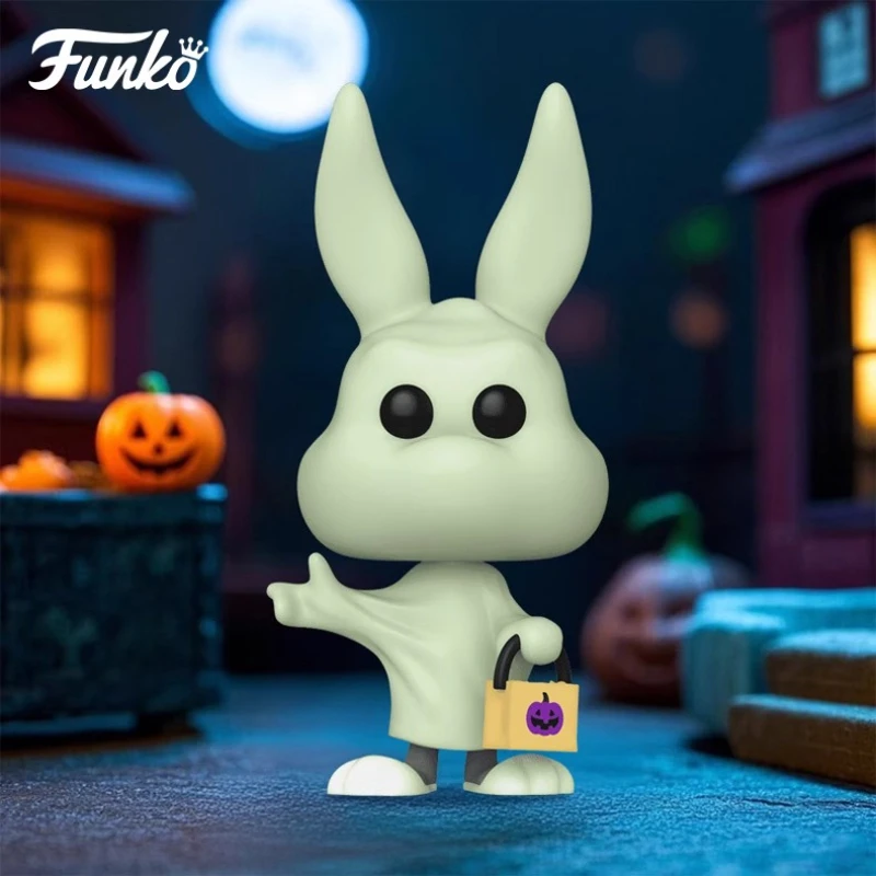 

Подлинная версия FUNKO POP Looney Tunes: Хэллоуин Tweety & Bugs Bunny Аниме Украшение Орнамент Модель Игрушки Коллекционная модель