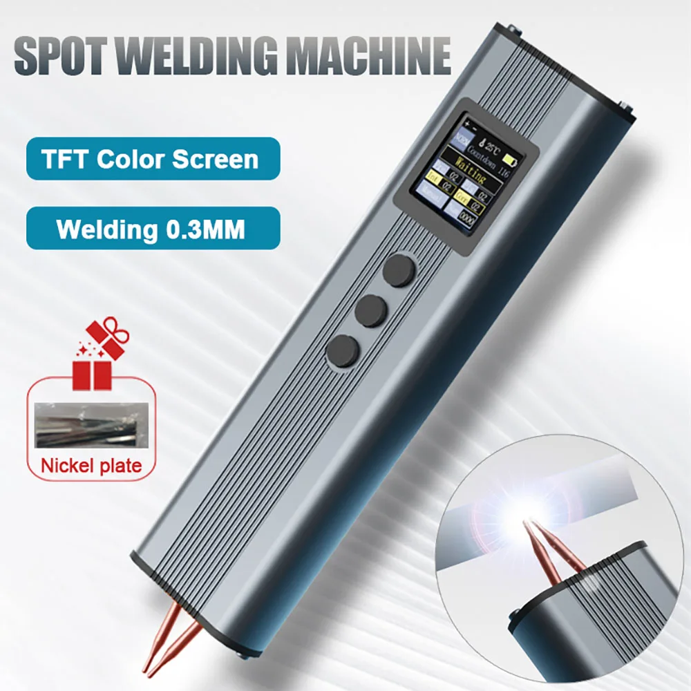 

Handheld Spot Welding Machine 11 Gears Battery Spot Welder Adjustable Mini Portable Digital Display Spot Welder Automatic Manual