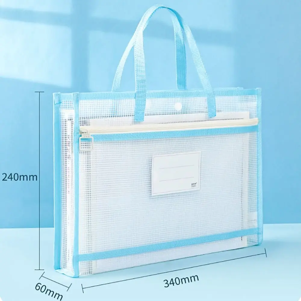 Bolso escolar portátil de EVA, soporte para documentos multifunción de gran capacidad, bolsa Tutorial impermeable