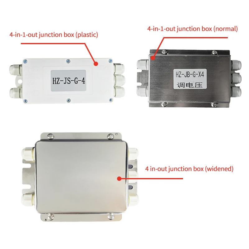 Load Cell Junction Box Multi-sensor Signal Summary Platform Scale Floor Scale Weighing Sensor Connection Box 4/6/8 in 1 Out