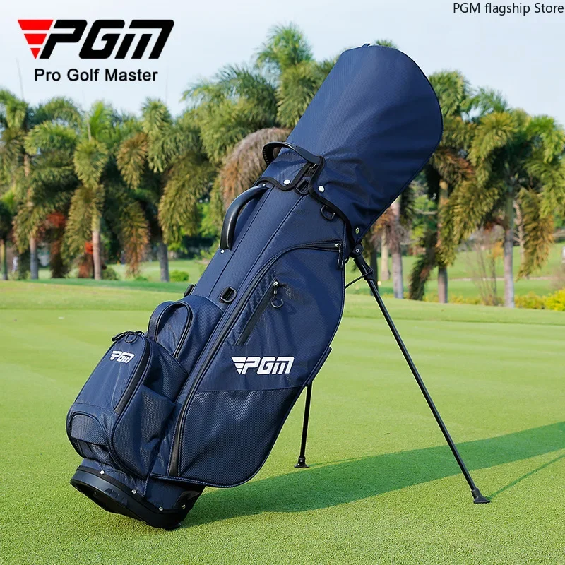 PGM Golf Bag Men's and Women's Stand Bag Magnetic Pocket Bent Base Drink Constant Temperature Waterproof Bag QB156