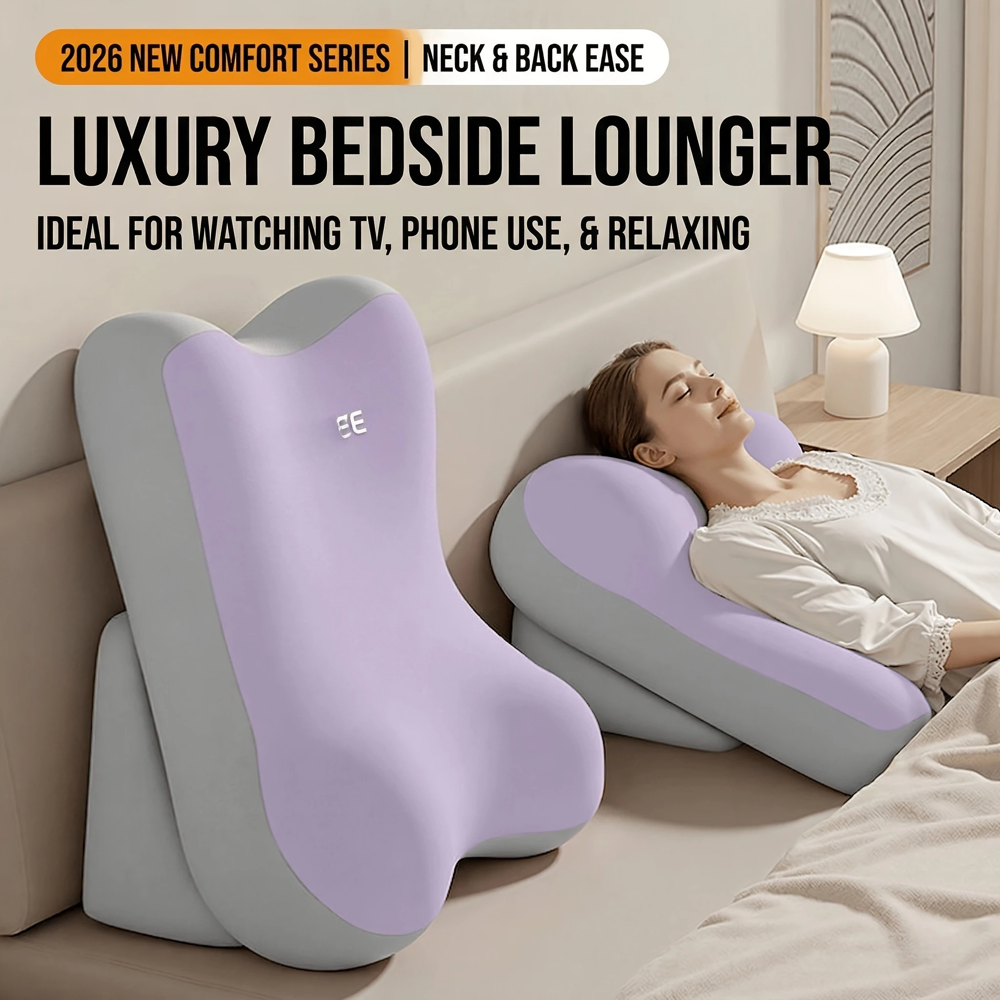 Adjustable Angle Back Support Cushion Ergonomic Spine Protector Lumbar Support Bed Sofa Pillow Home Accessories Gift