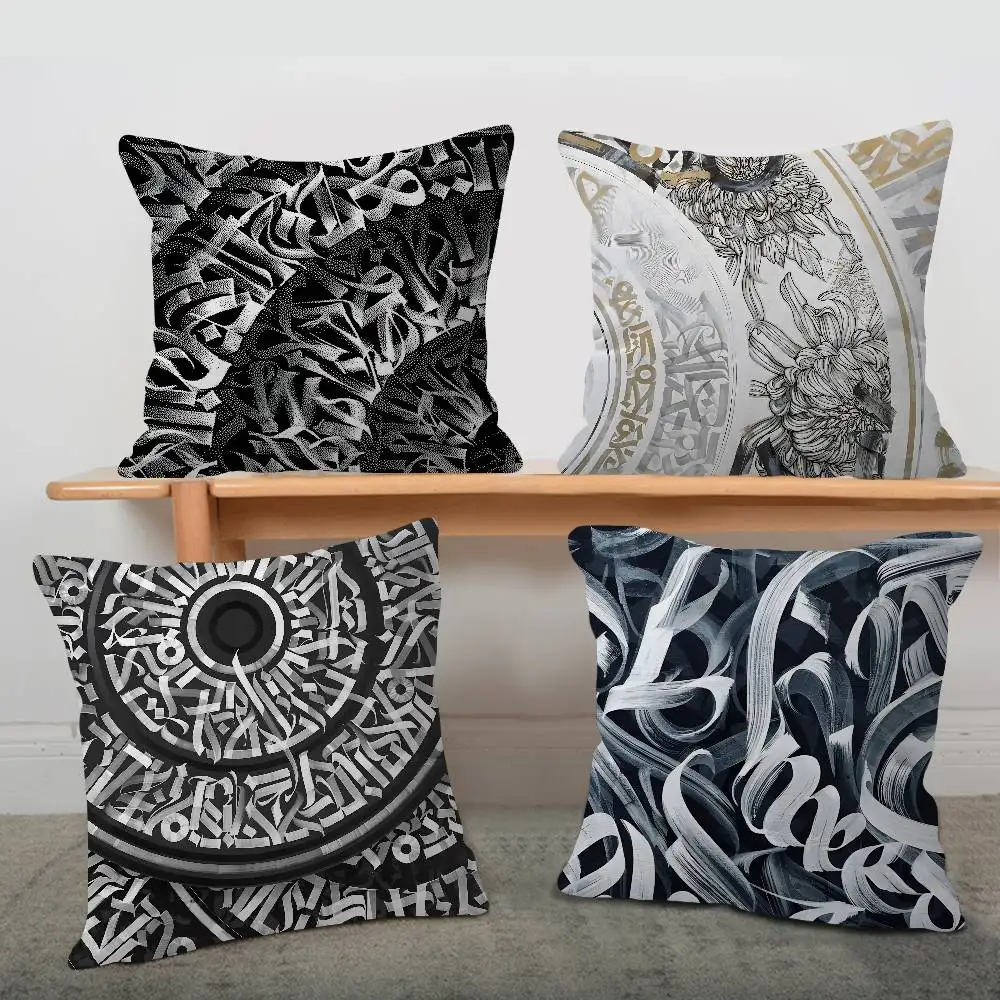 Artist P-Pokras L-Lampas Personalized picture text home decorative pillows Household Gifts 45x45cm