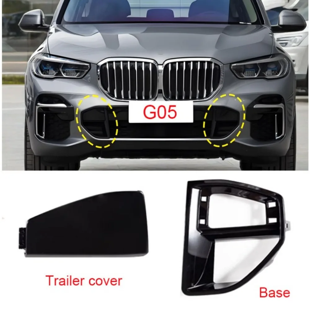 

Front Bumper Tow Hook Cover Cap Left Right Towing Eye Cover For BMW X5 G05 M Sport 2019 2020 2021 2022 51118092124 51118069237
