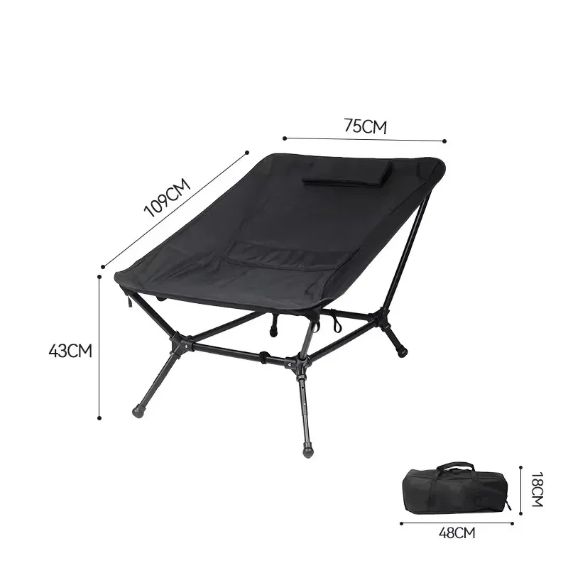 STLF Lightweight Portable Aluminum Modern Outdoor Furniture Custom  Outdoor Garden Camping Travel Rest Folding Chair