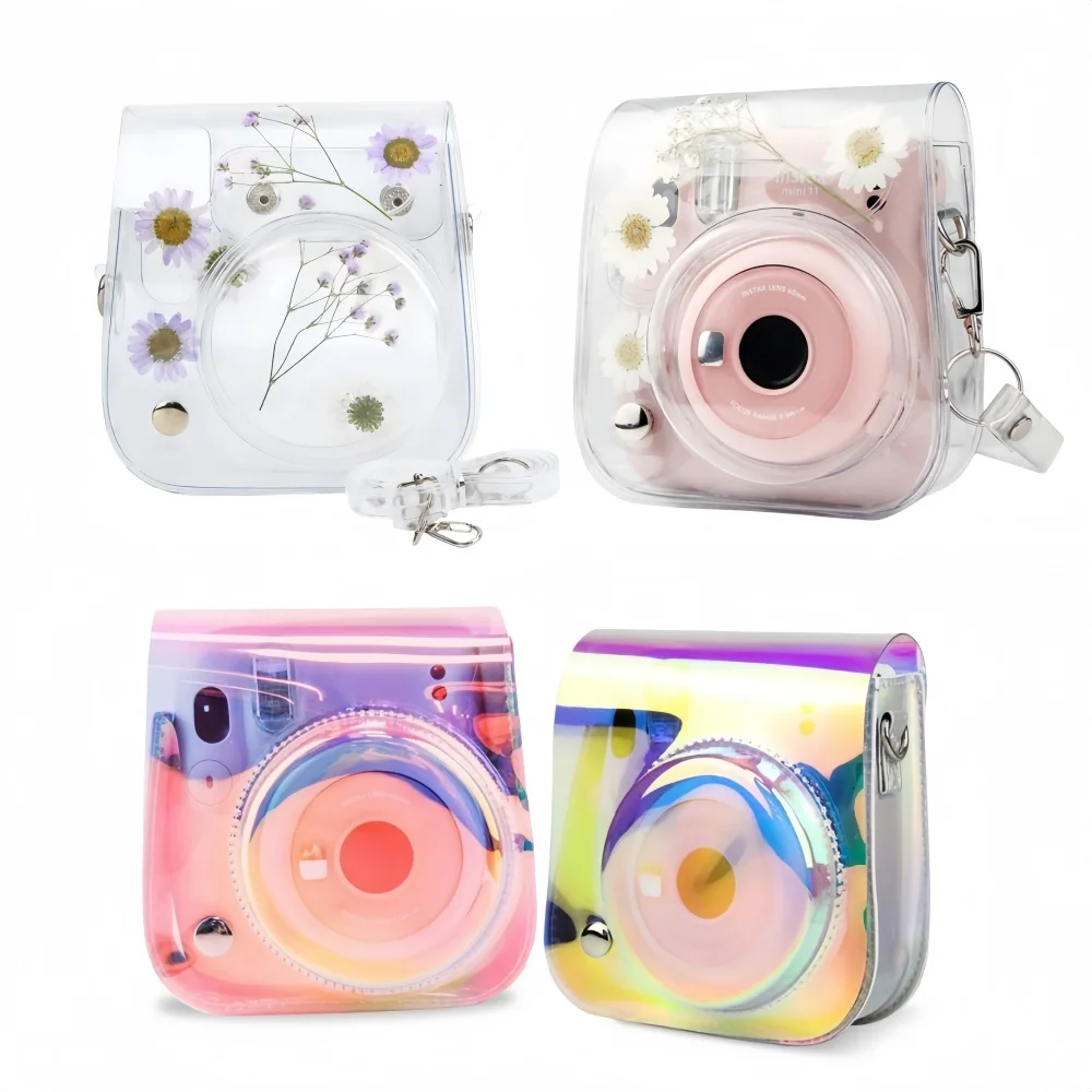 Camera Bag For Fujifilm Instax Mini 12 Instant Camera Accessories Travel Protective Camera Case Cover With Adjust Shoulder Strap