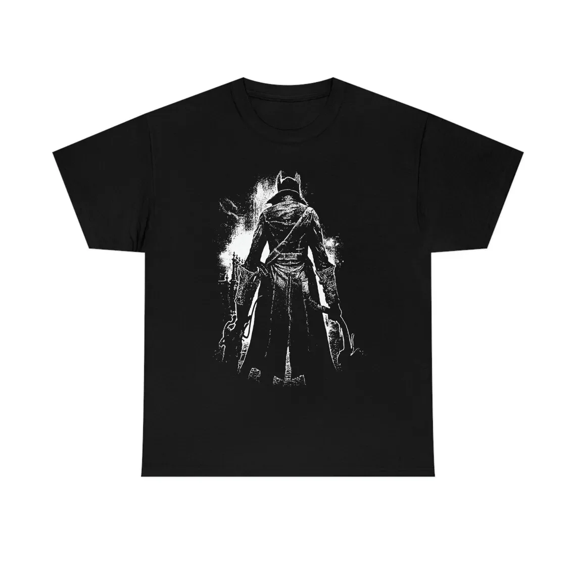 Bloodborne Gaming Graphic Printed T-Shirt Soulsborne The Hunter Videogame Short Sleeve Casual anime clothes harajuku streetwear