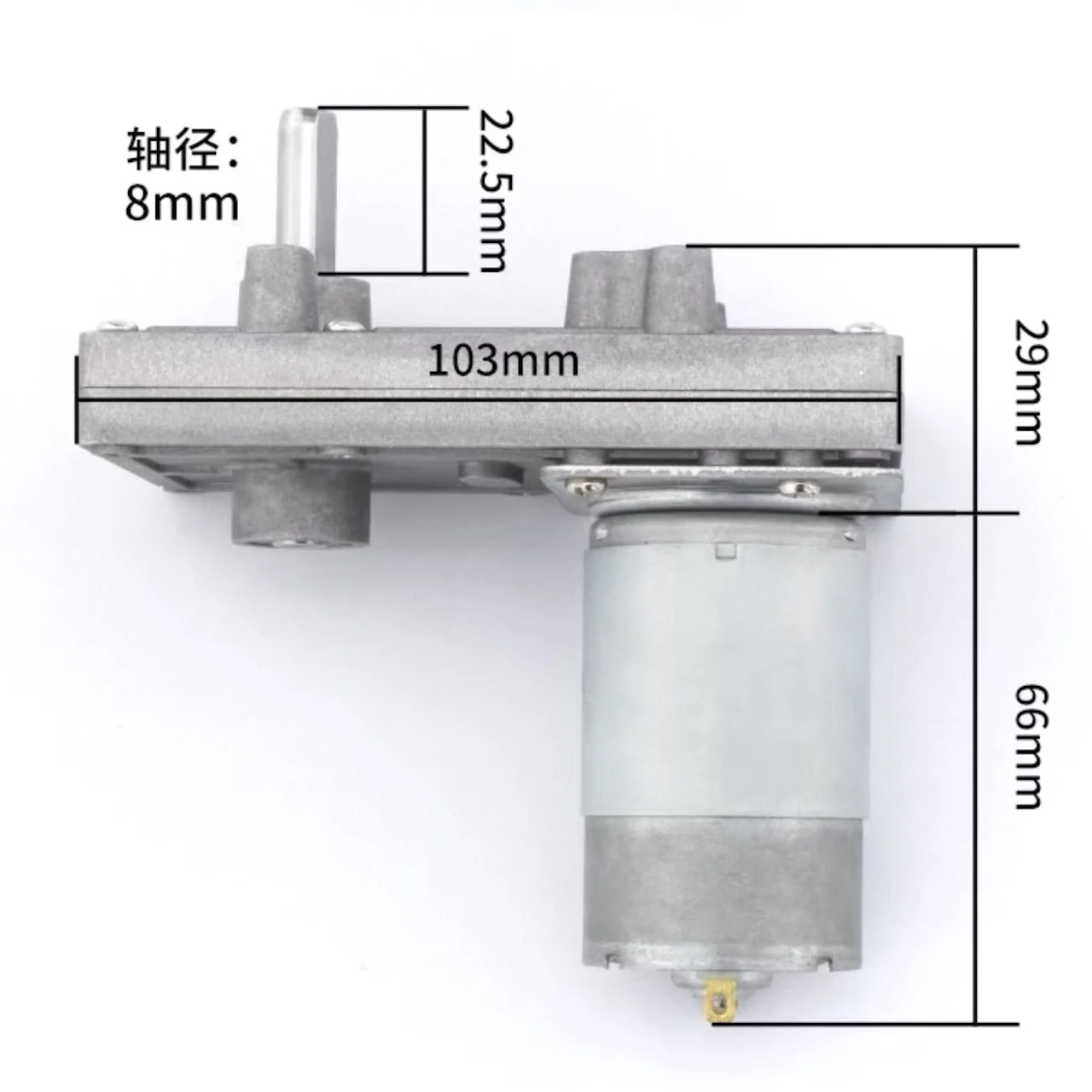 555 Reduction Metal Gearbox DC Motor 12V24V for Coin Return Vending Machine Automation Equipment 10-210rpm