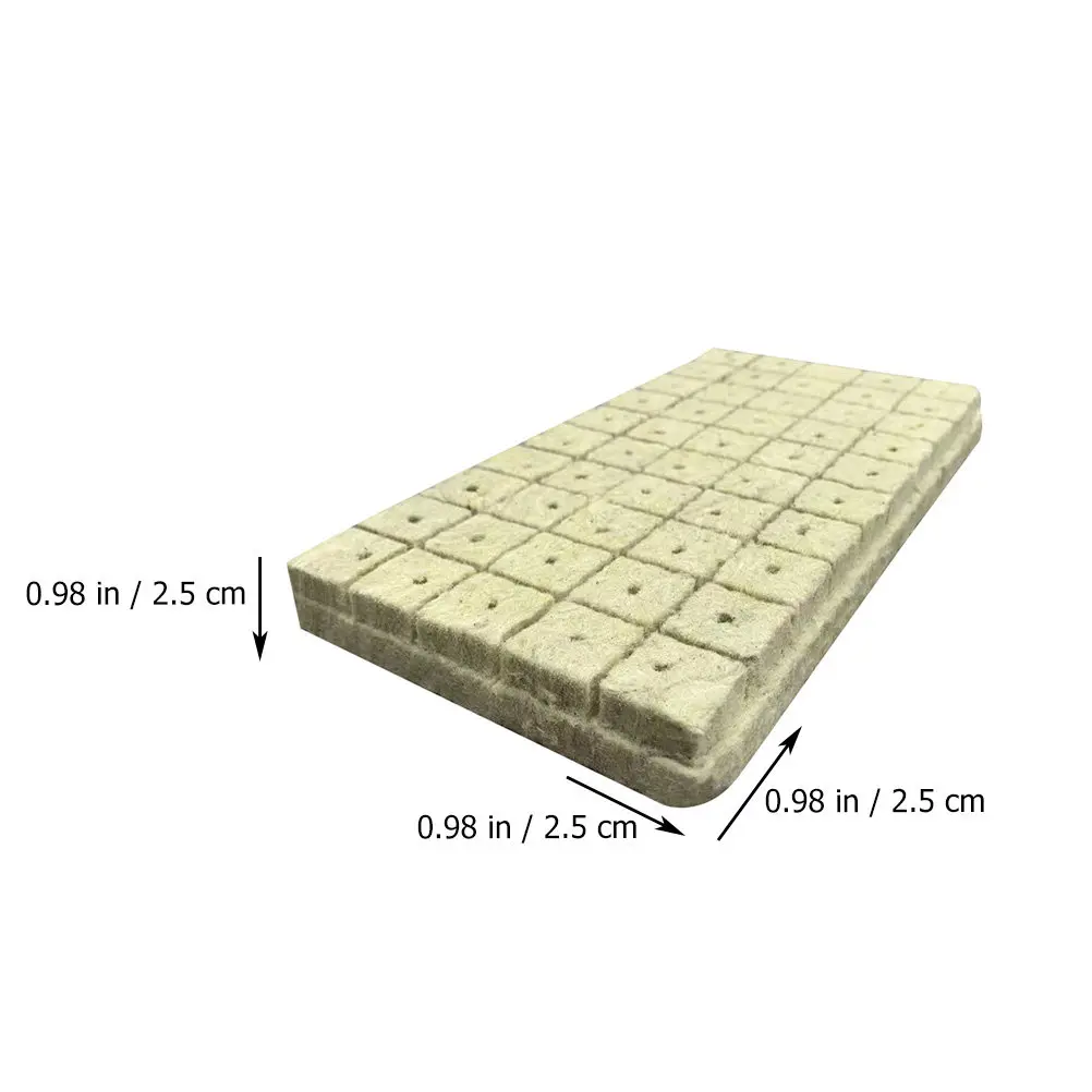 50Pcs Nursery Soil Blocks Moisture Retaining Seed Starter Plugs for Garden Planting and Cultivation