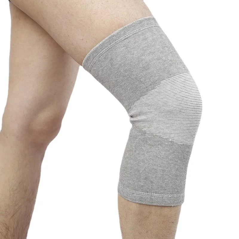 Professional Protection Breathable Bamboo Sports Knee Brace Running Compression Warm  Knee Sleeve Pads,pain Relief From Illness