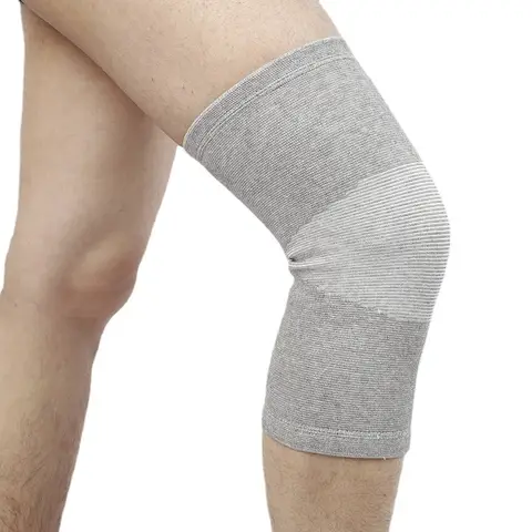 Professional Protection Breathable Bamboo Sports Knee Brace Running Compression Warm  Knee Sleeve Pads,pain Relief From Illness